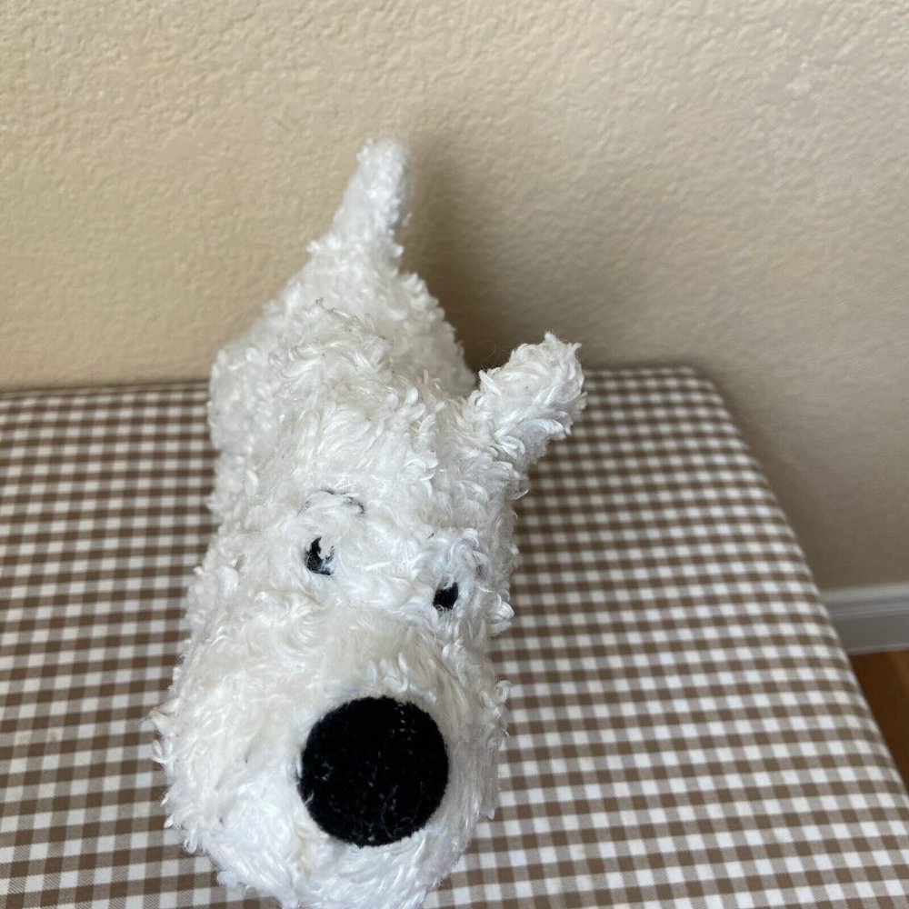 Herge Moulinsart TinTin Standing SNOWY-White Dog-Original Plush Toy 20 Cm (8'') - Picture 8 of 10